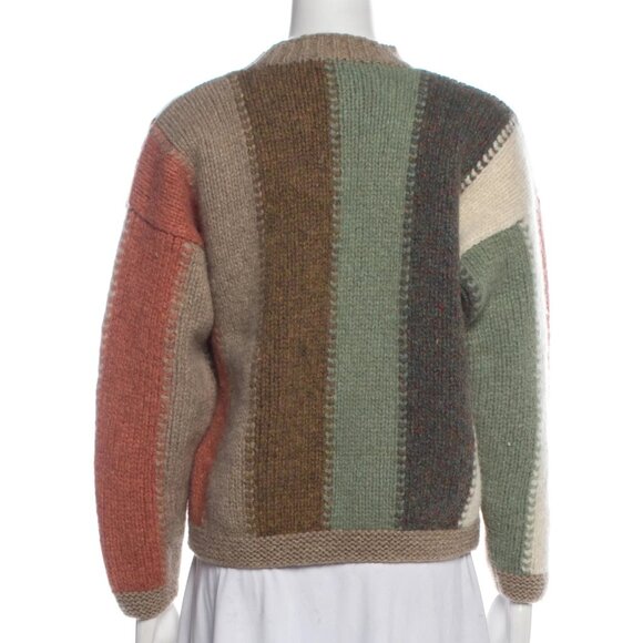 Vintage Wool Stripe Perry Ellis Vintage Late 80's Early 90's - Picture 2 of 3